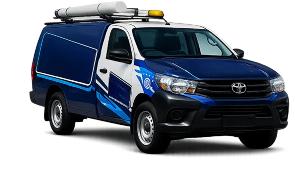 Service van parked on a Ryde street