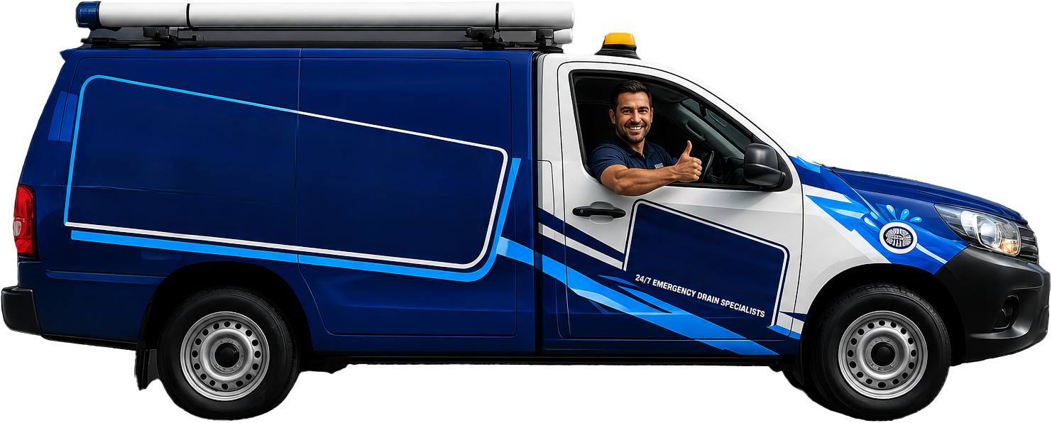 Ryde Blocked Drains service van