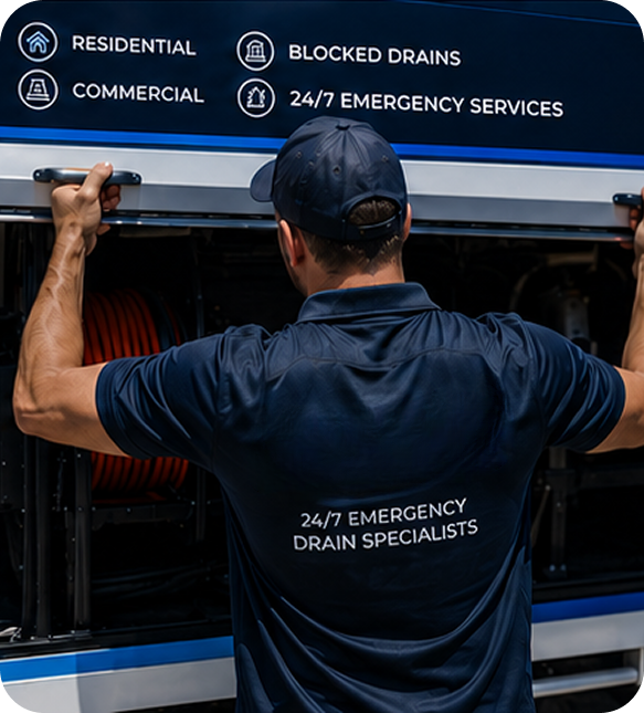 Licensed blocked drain plumber servicing a Ryde home